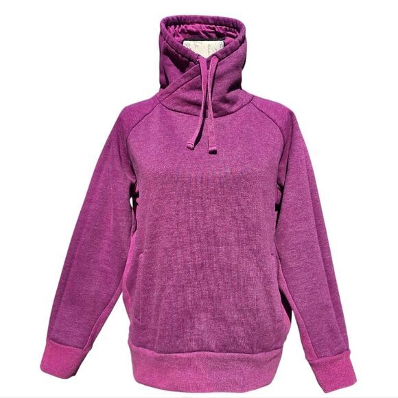 Prana Yoga‎ Gotu Pullover Sweatshirt In Purple Magenta Women's Size Large - Picture 1 of 8